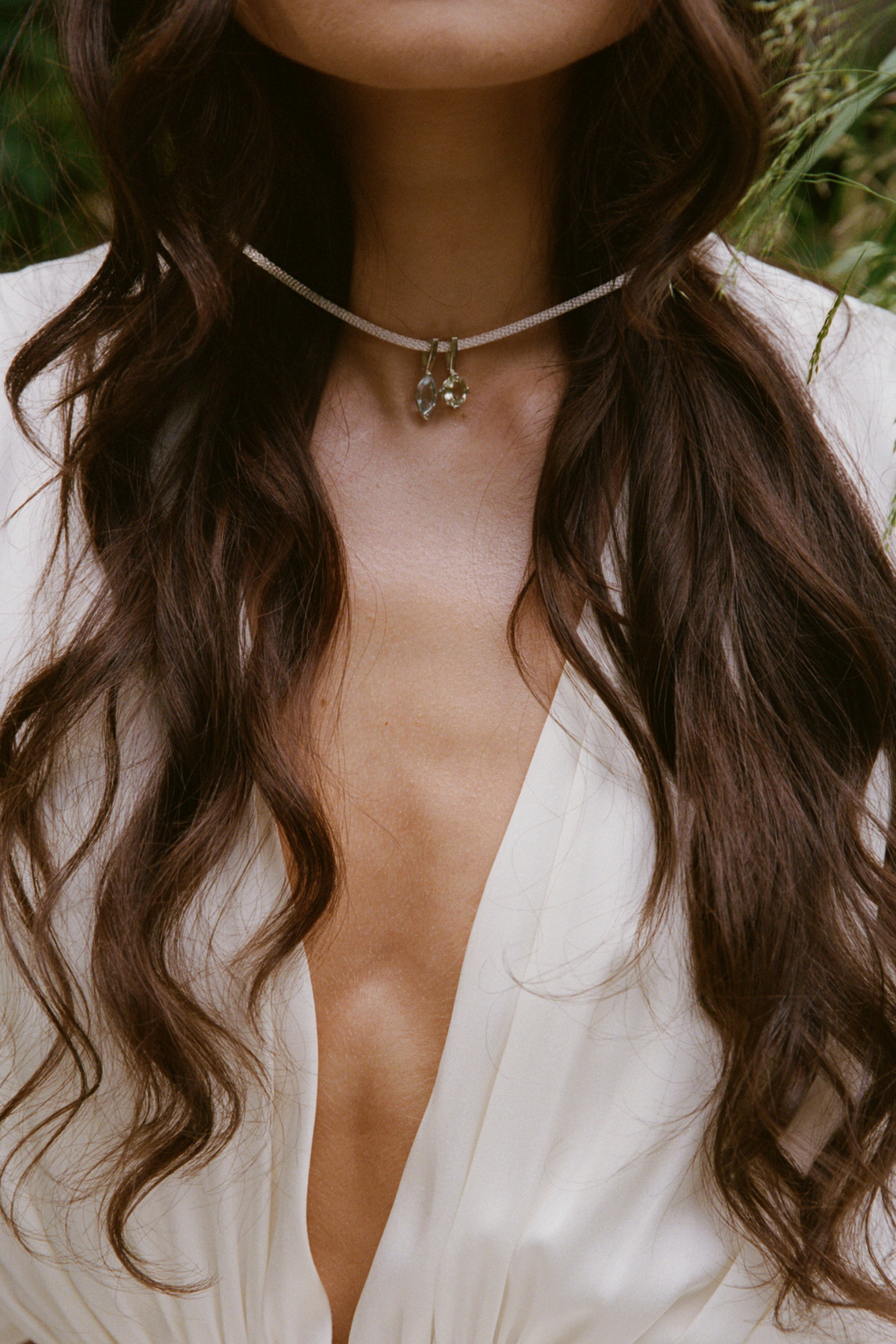 Solraine Necklace, Prasiolite