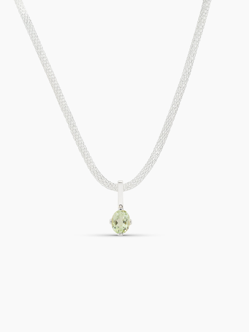 Solraine Necklace, Prasiolite
