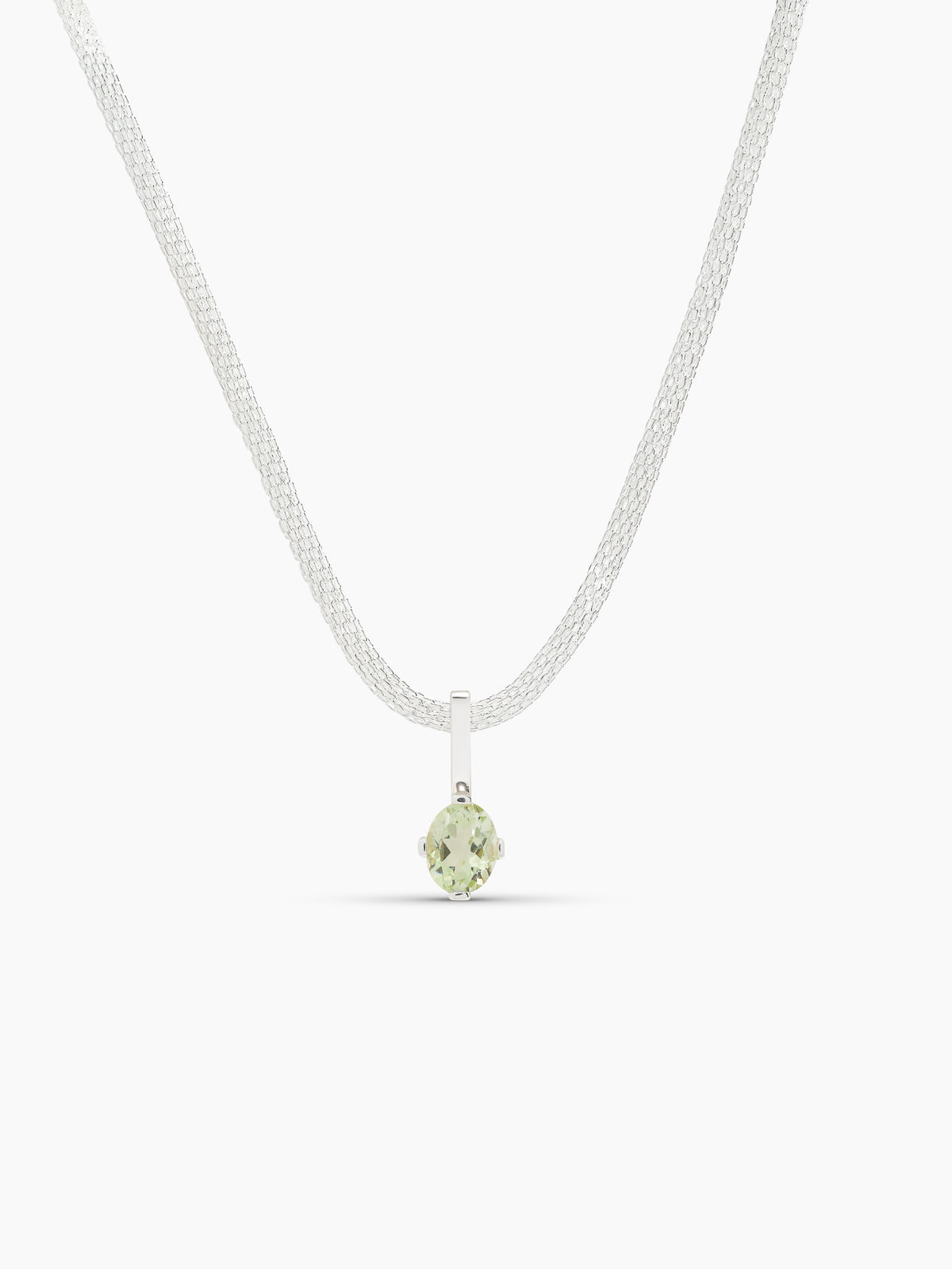 Solraine Necklace, Prasiolite
