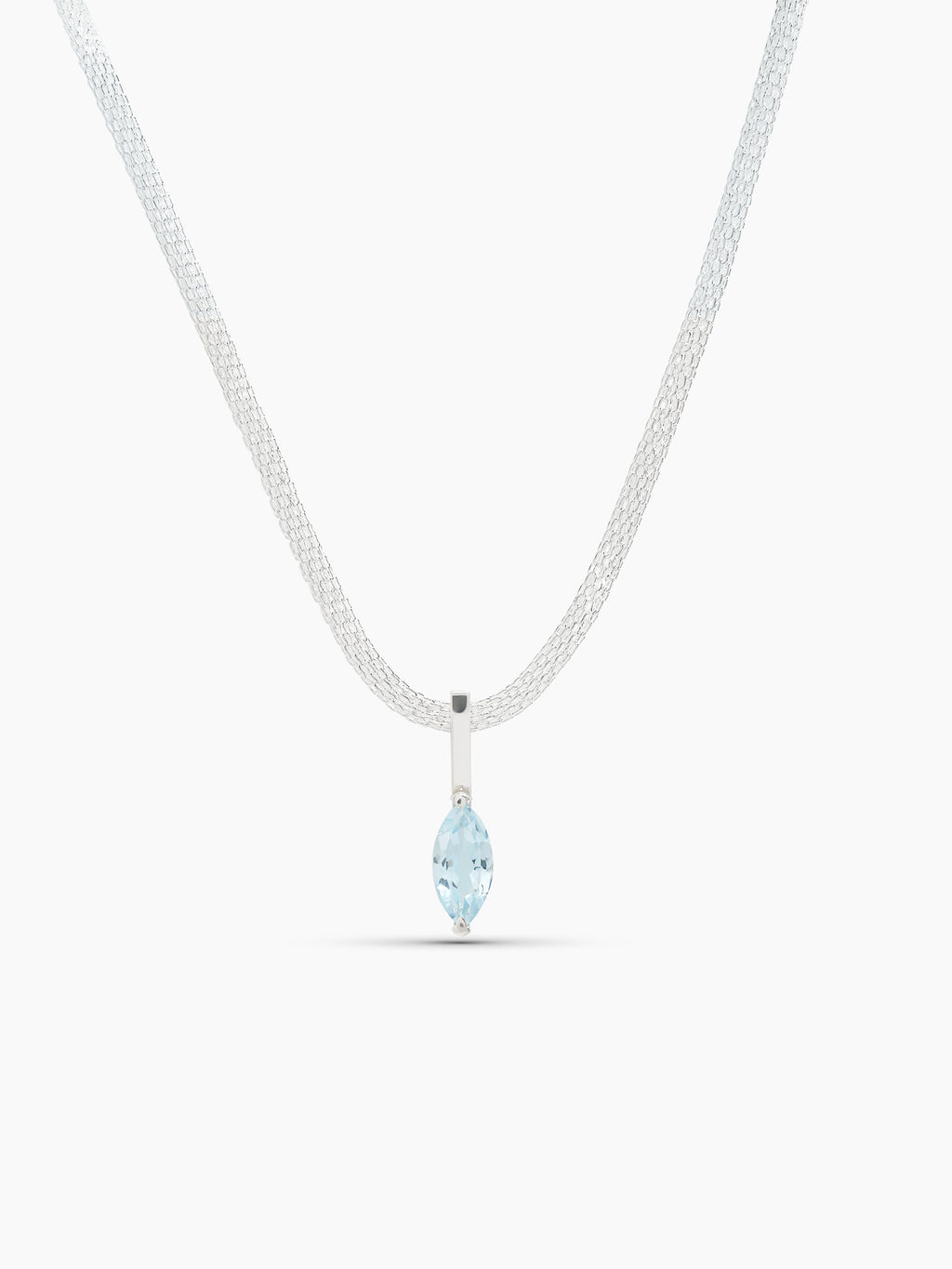 Solraine Necklace, Sky Blue Topaz