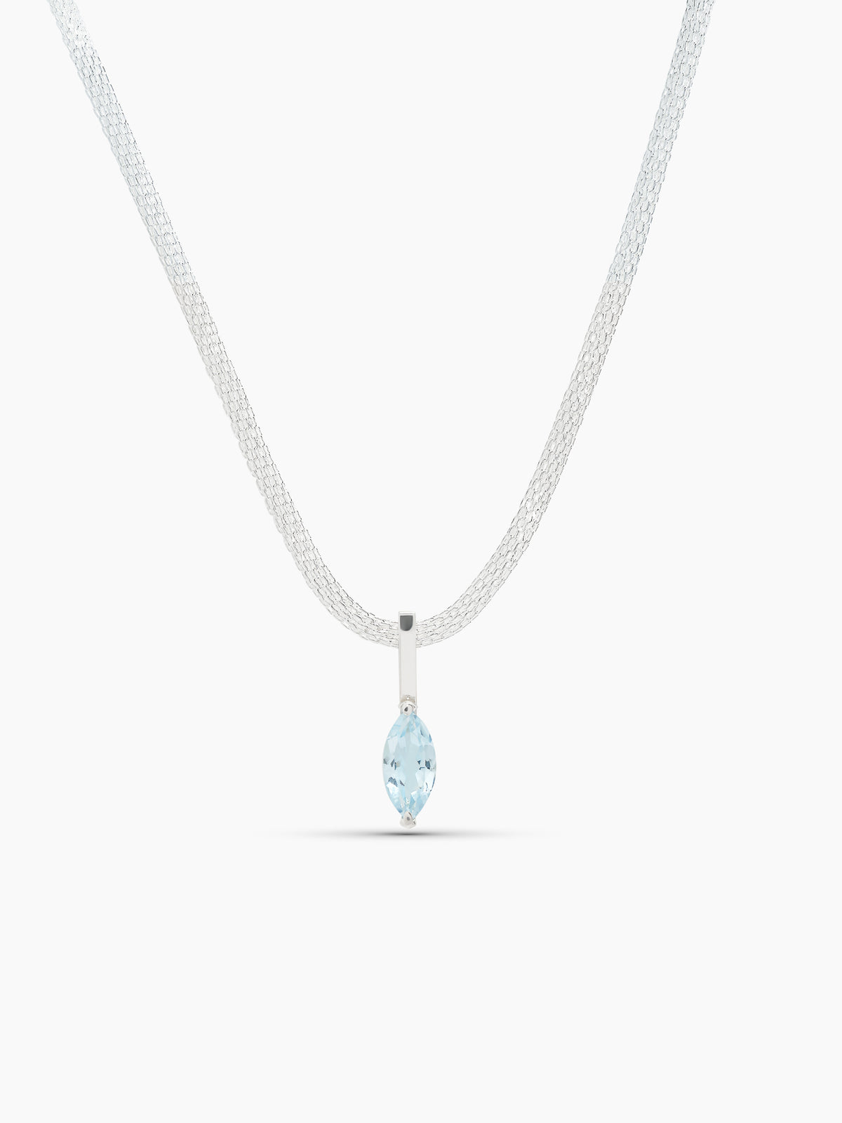 Solraine Necklace, Sky Blue Topaz